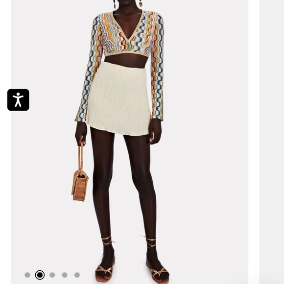 ALEXIS Crochet Knit Crop Top - Picture 6 of 8